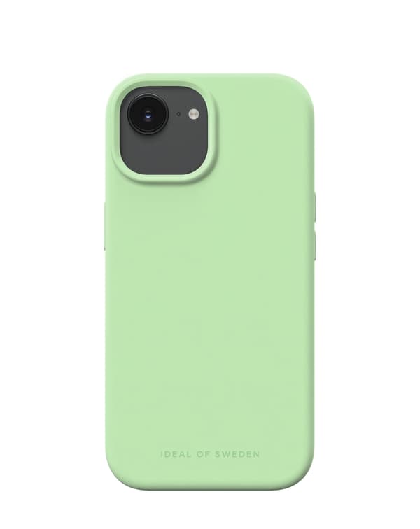 Silicone Case MagSafe iPhone 13 / 14 / 15 / Mint Green