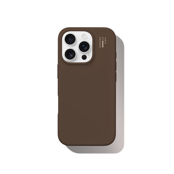 Silicone Case iPhone 16 Pro Mocha Mousse Brown