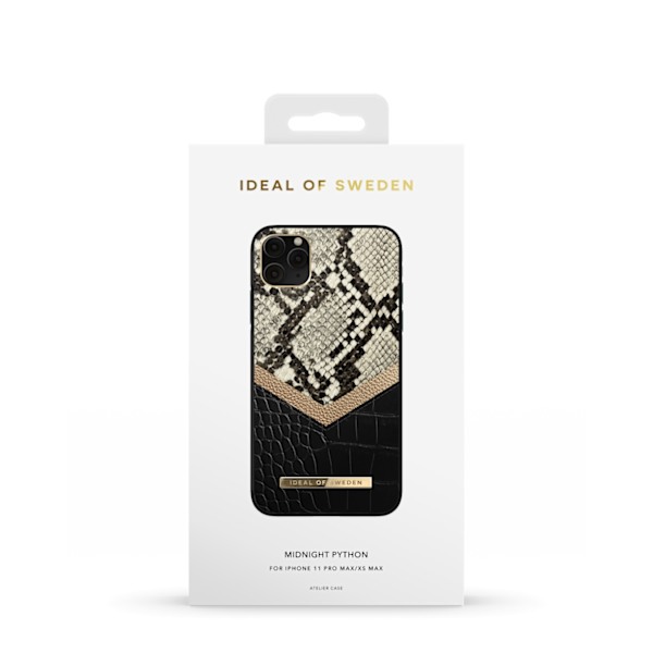 Atelier Case iPhone 11 Pro Max / XS Max Midnight Python Black