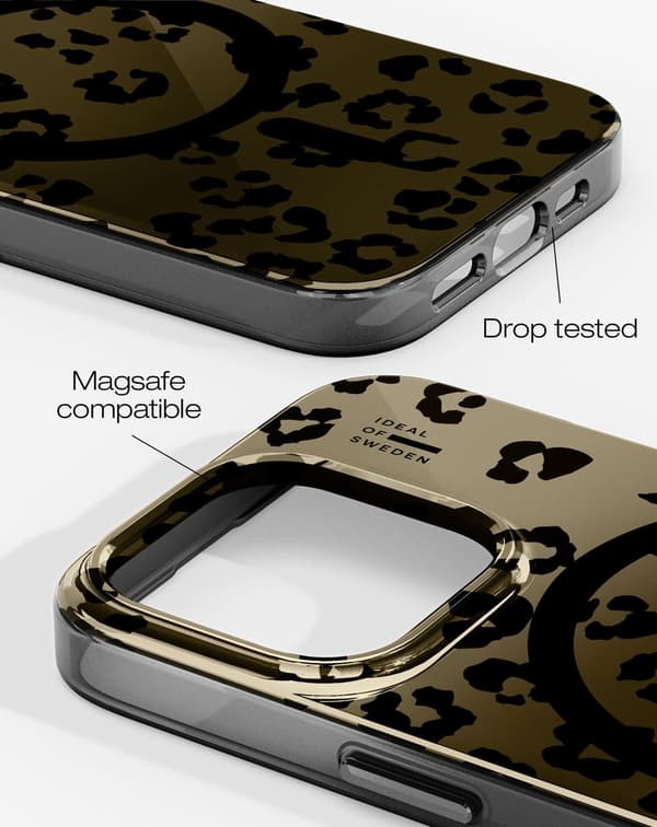 Mirror Case MagSafe iPhone 14 Pro Leo Ombre Guld