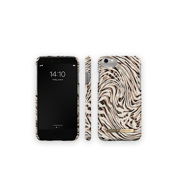 Printed Case iPhone 8 / 7 / 6 / 6S / SE Hypnotic Zebra Beige