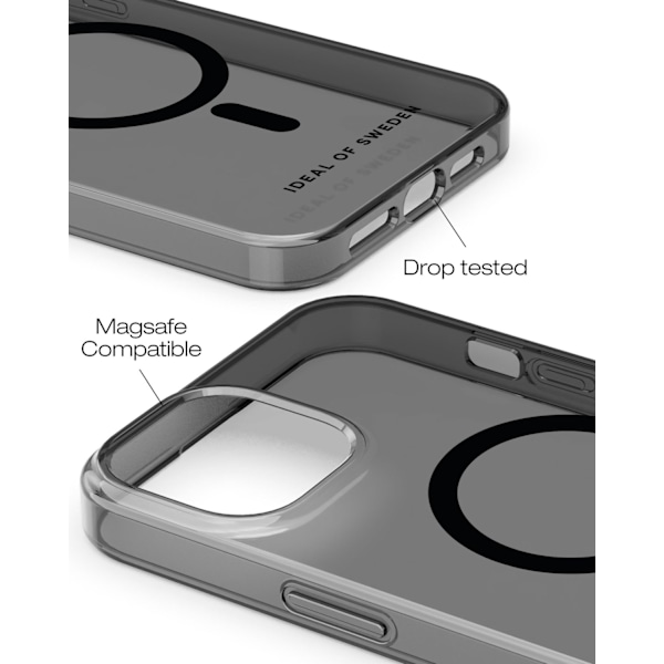 Clear Case MagSafe iPhone 15 Plus Tinted Black Black