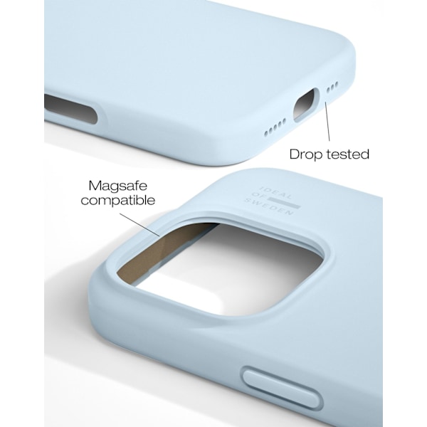 Silicone Case MagSafe iPhone 16 Pro Max Light Blue