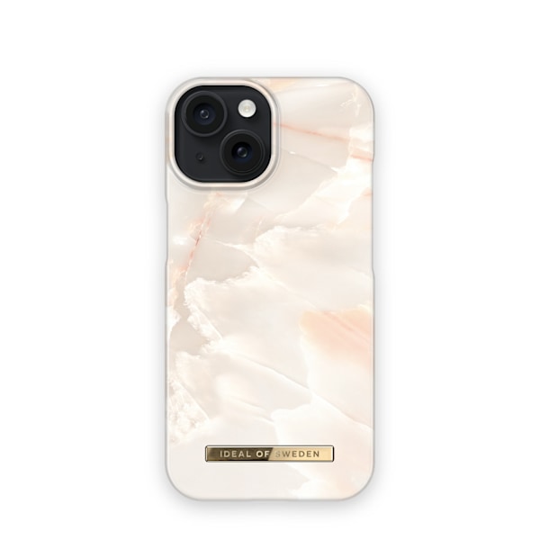 Printed Case MagSafe iPhone 15 Rose Pearl Marble Rosa