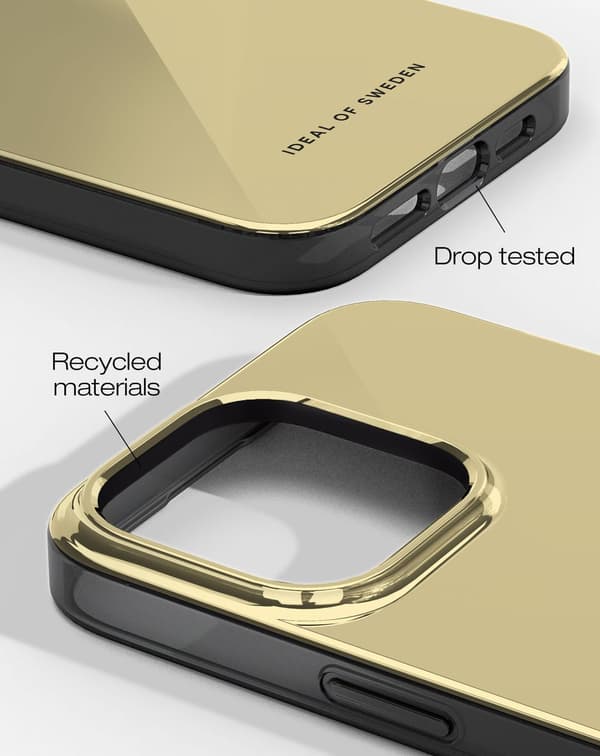 Mirror Case iPhone 15 Pro Mirror Gold Gold