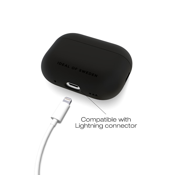Silicone AirPods Case Lightning Pro 1 / 2 Black