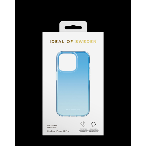 Clear Case iPhone 14 Pro Light Blue Blue