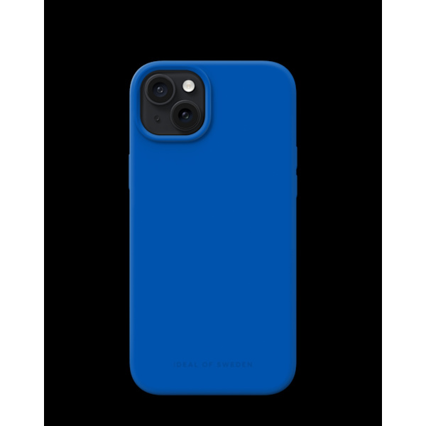 Silicone Case MagSafe iPhone 15 Plus Cobalt Blue Blå