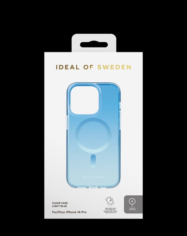 Clear Case MagSafe iPhone 14 Pro Light Blue Blue
