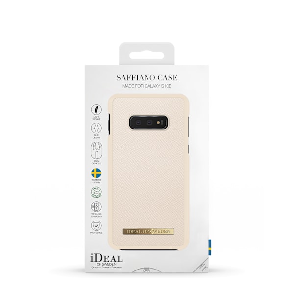 Saffiano Case Galaxy S10E Beige