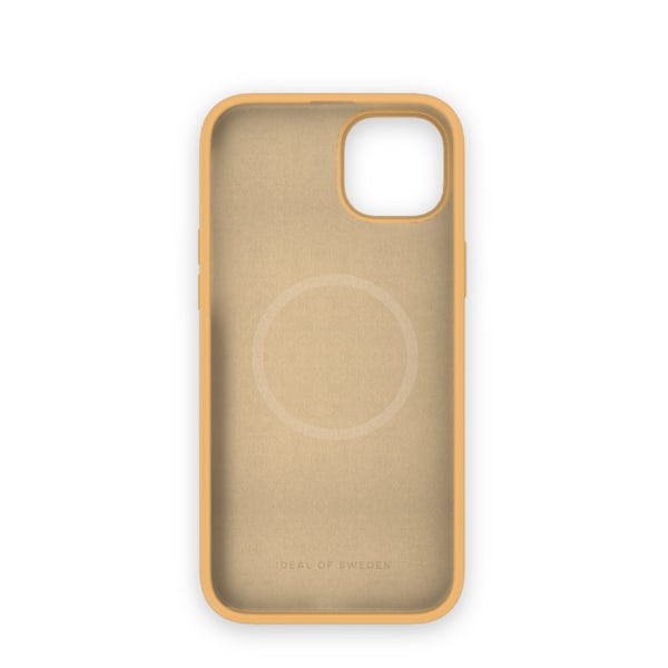 Silicone Case MagSafe iPhone 15 Plus Apricot Orange