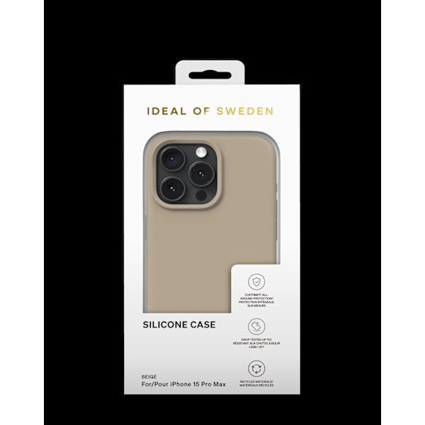 Silicone Case iPhone 15 Pro Max Perfect Beige Beige