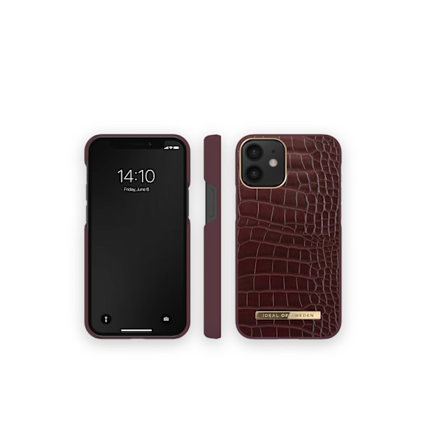 Atelier Case iPhone 12 Mini Scarlet Croco Red