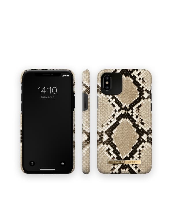 Printed Case iPhone 11 Pro / XS / X Sahara Snake Beige