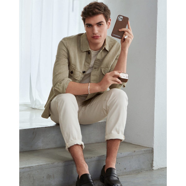 Atelier Case iPhone 12 / 12 Pro Wild Cedar Snake Brown