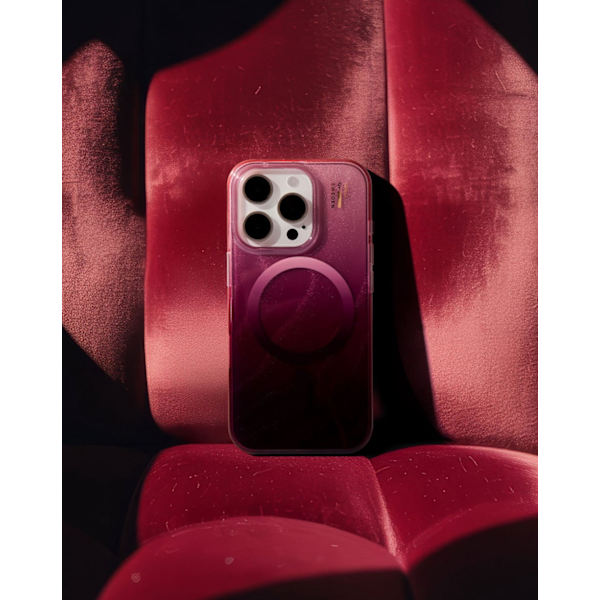 Clear Case iPhone 16 Pro Max Cherry Lacquer Röd