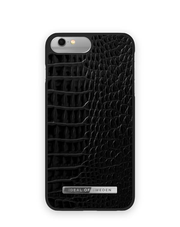 Atelier Case iPhone 8 / 7 / 6 / 6S Plus Neo Noir Croco Silver Silver