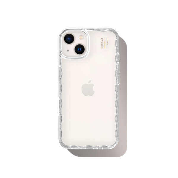 Wavy Case iPhone 13 / 14 / 15 / 16e / 17e Clear Transparent