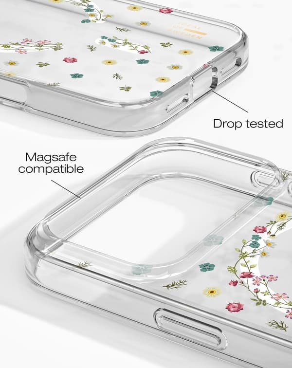 Clear Case MagSafe iPhone 17 Pro Max Petite Floral Transparent