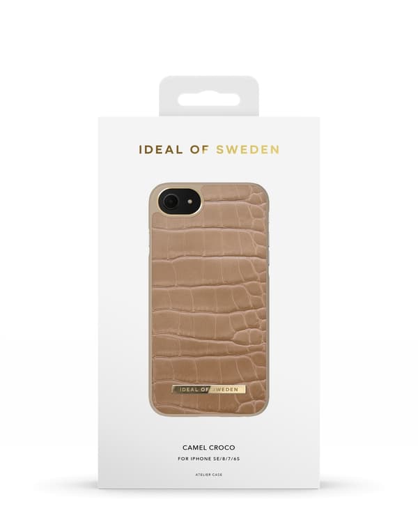 Atelier Case iPhone 8 / 7 / 6 / 6S / SE Camel Croco Beige