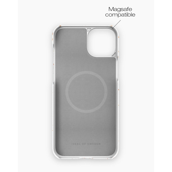 Printed Case MagSafe iPhone 15 Plus Carrara Gold Vit