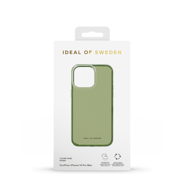 Clear Case iPhone 14 Pro Max Khaki Green