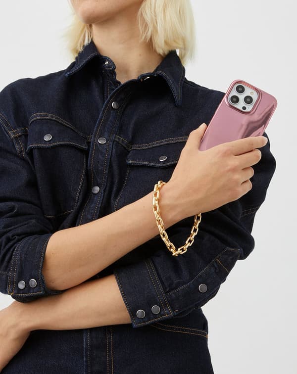 Mirror Case iPhone 16 Pro Mirror Rose Pink