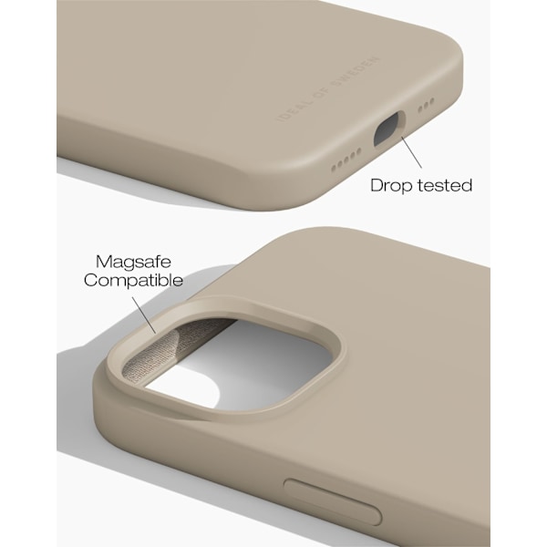 Silicone Case MagSafe iPhone 13 / 14 Beige Beige