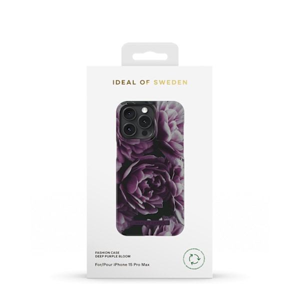 Printed Case iPhone 15 Pro Max Deep Purple Bloom