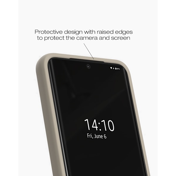 Silicone Case MagSafe Galaxy S24 Plus / S25 Plus Beige Beige