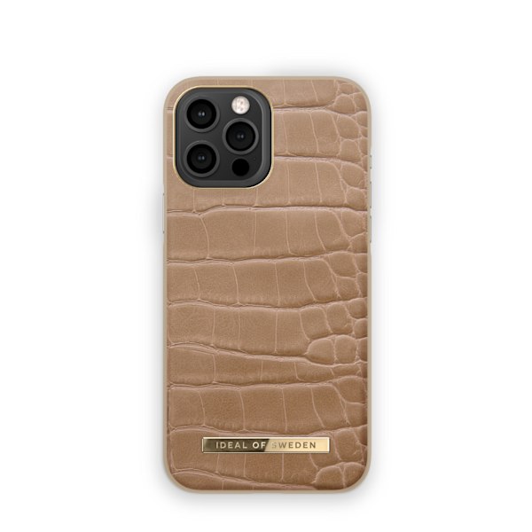 Atelier Case iPhone 12 Pro Max / 13 Pro Max Camel Croco Brown