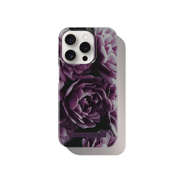 Printed Case iPhone 15 Pro Deep Purple Bloom Lila