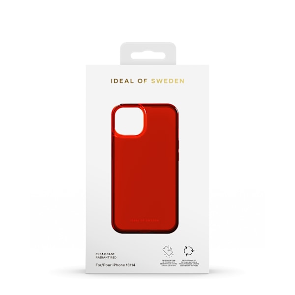 Clear Case iPhone 13 / 14 Radiant Red Red