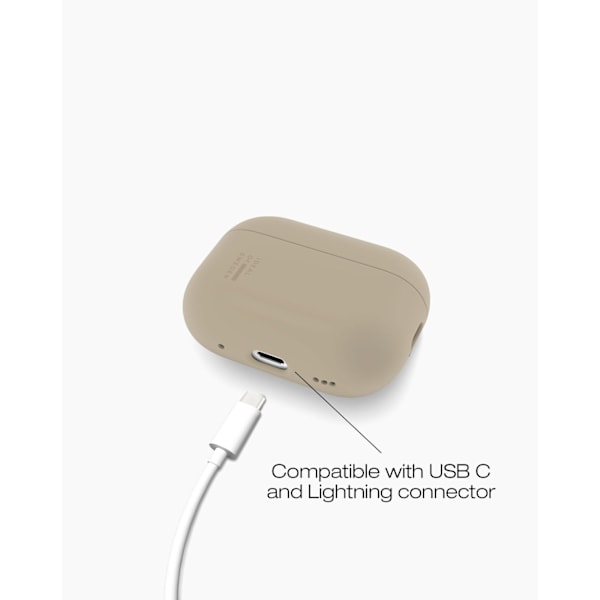 Silicone AirPods Case Pro 1 / 2 Beige