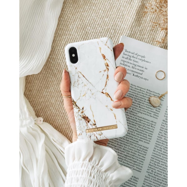 Printed Case iPhone X/Xs Carrara Gold