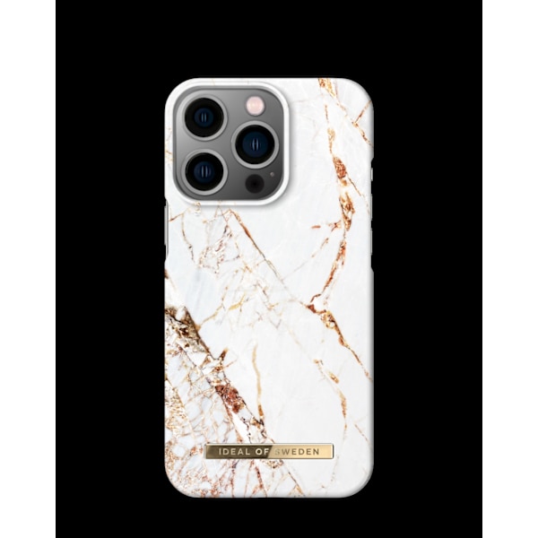 Printed Case iPhone 13 Pro Carrara Gold White