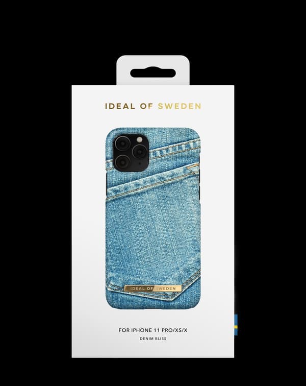 Printed Case iPhone 11 Pro / XS / X Denim Bliss Blue