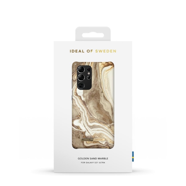 Fashion Case Galaxy S21 Ultra Golden Sand Marble