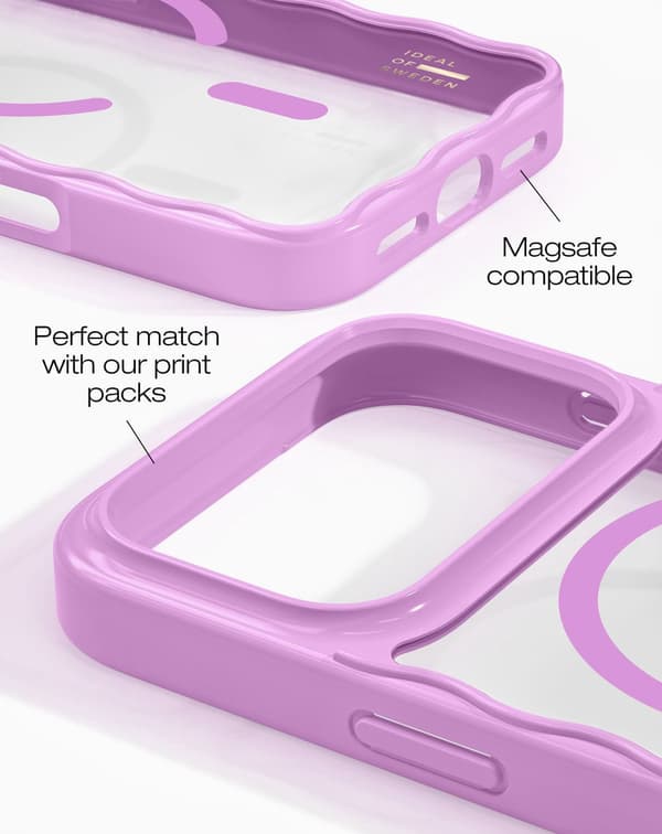 Wavy Case MagSafe iPhone 17 Pro Max Pink Pink