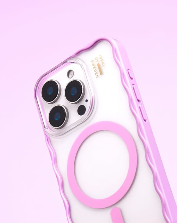 Wavy Case MagSafe iPhone 17 Pro Max Pink Pink