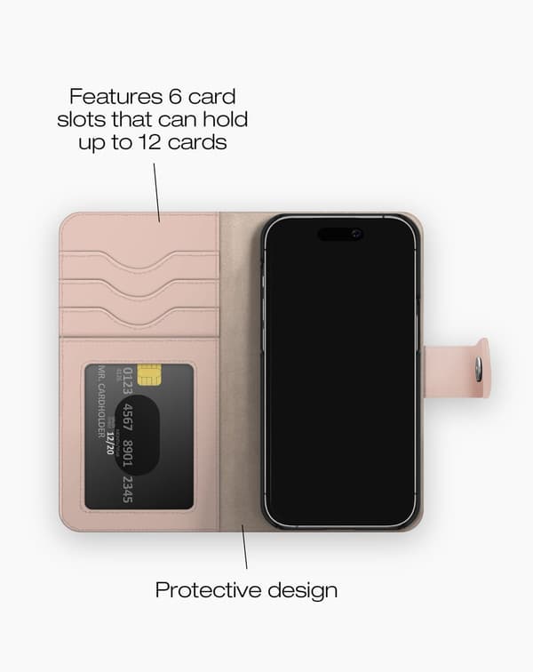 Magnet Wallet+ iPhone 15 Pink