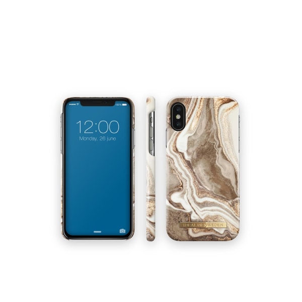 Fashion Case iPhone X/XS Golden Sand Marble