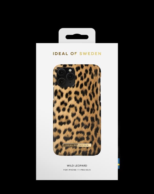 Printed Case iPhone 11 Pro / XS / X Wild Leopard Brown
