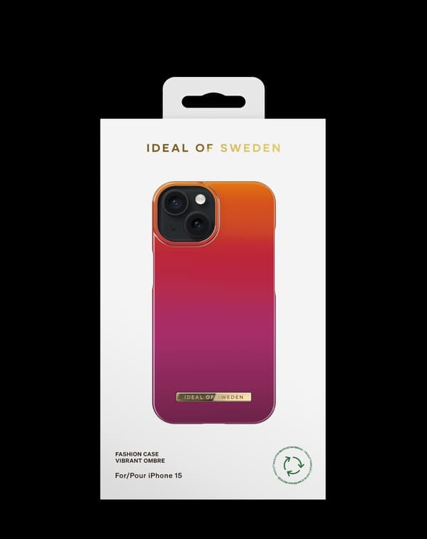 Printed Case iPhone 15 Vibrant Ombre multifärg