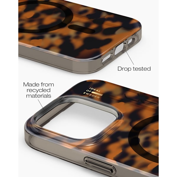 Clear Case MagSafe iPhone 14 Pro Tortoise Brown
