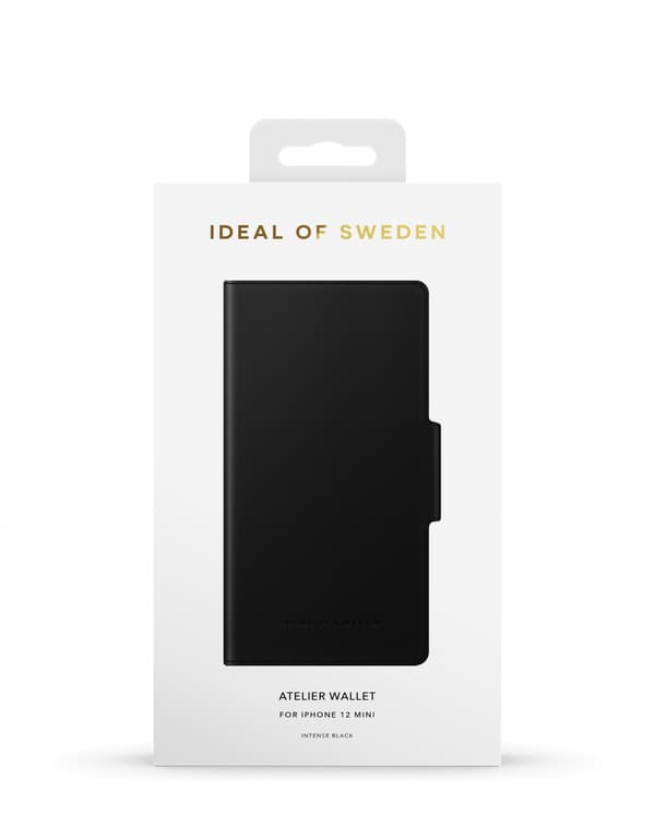 Atelier Wallet iPhone 12 Mini Intense Black Black