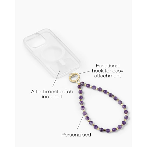 Phone Wristlet Strap Amethyst