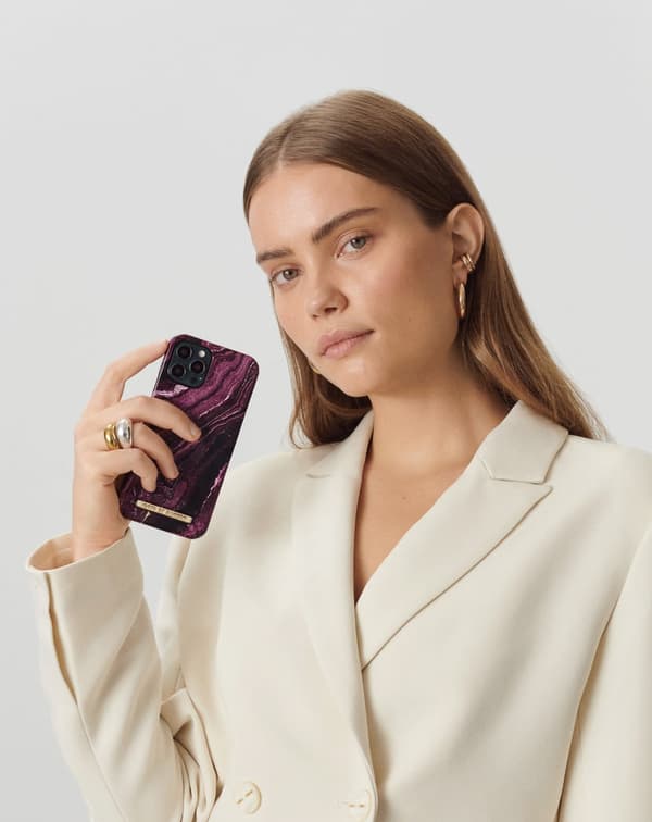 Printed Case Galaxy S22 Plus Golden Plum Purple