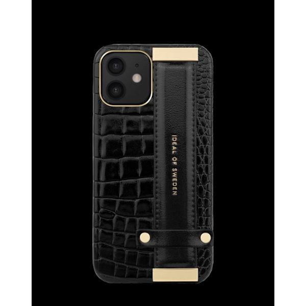 Statement Case iPhone 12 Mini Neo Noir Croco Black