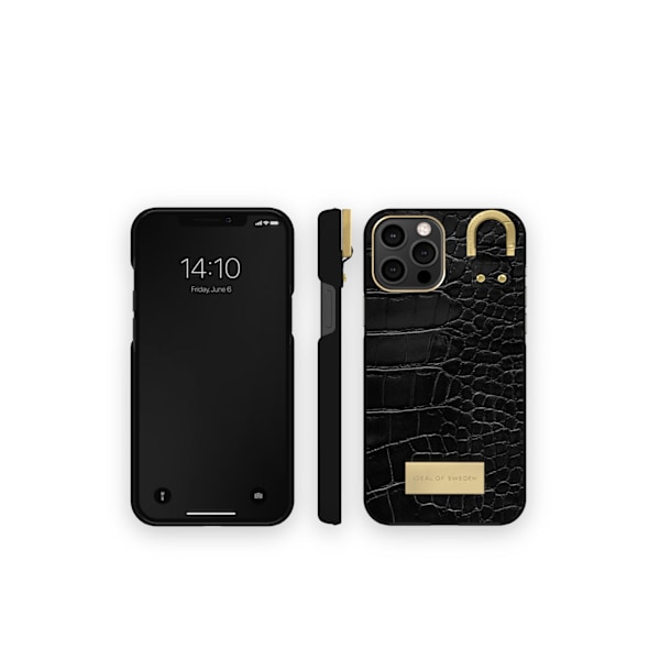 Atelier Case iPhone 12 Pro Max Black Croco Black